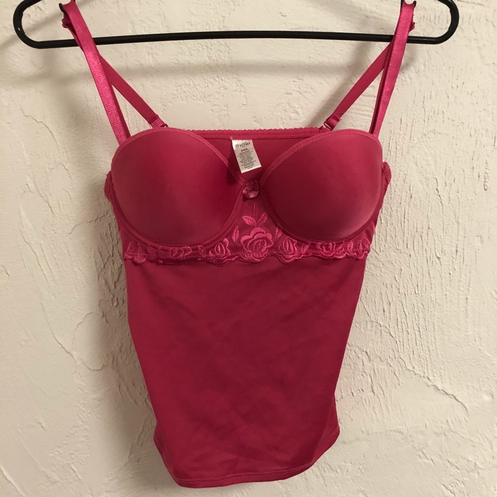 Pink lingerie top